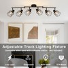 WILON Track Lighting Kit 6 Way Ceiling Spotlight-Industrial Flush Mount