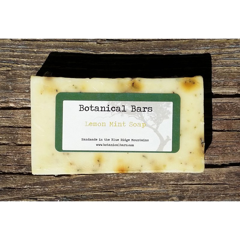 Botanical Bars Handmade Lemon Mint Soap Bar - Lemon Mint