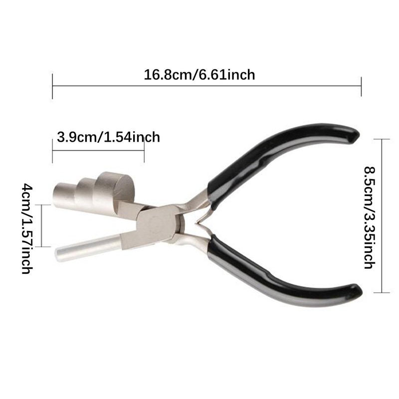 Oshhni 3 in 1 Bail Making Pliers with Non Slip