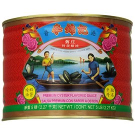 Lee Kum Kee Premium Oyster Sauce (5 Pounds - 1 Pack), No Preservatives, Umami Flavor, Perfect for Marinades, Drizzling, Stock, Stews, Stir-Fryand Dipping Sauces