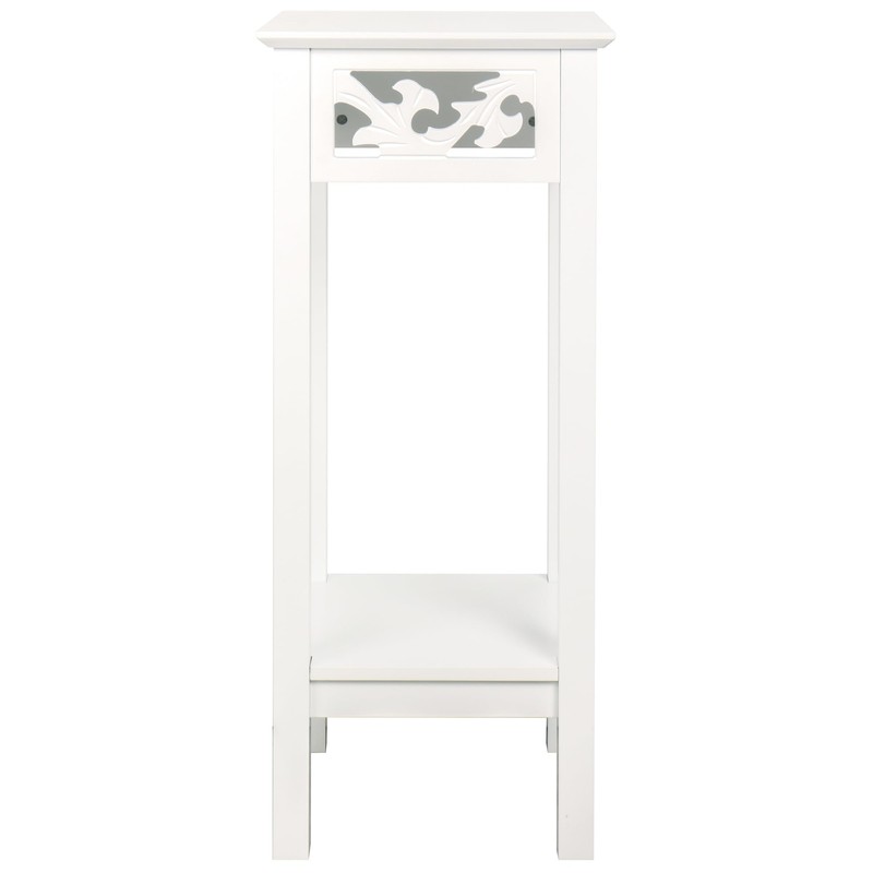 eHemco Plant Decorating Stand End Table Side Table with Storage