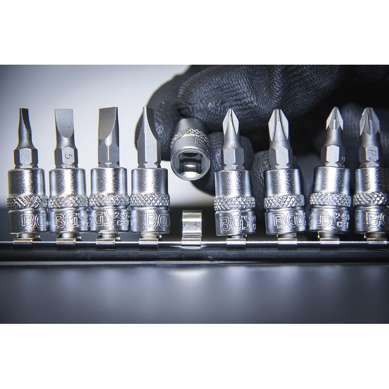 BGS 2163 | Bit Socket Set | 6.3 mm (1/4")