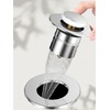 TAPREAK Washbasin Hair Catcher, Drain Outlet, Garbage Catcher, Lavatory Pop-up