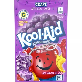 Kool-Aid Unsweetened Fruit Variety Zero Calories Powdered Drink Mix 50 Count