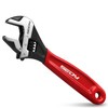 SEDY 6" Adjustable Wrench Pipe Spanner: Wide Jaw Black Oxide