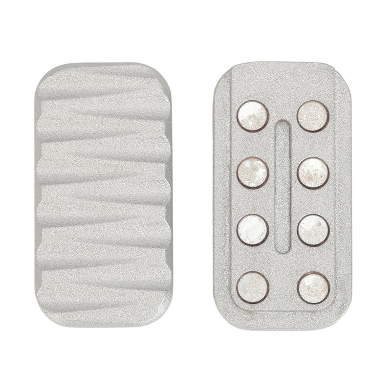 Magnetic Haptic Slider Stress Anxiety Relief Striped Pattern Ergonomic Alloy