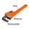 Truper STI-10, Llave para tubo, Stilson, 10", cuerpo robusto de