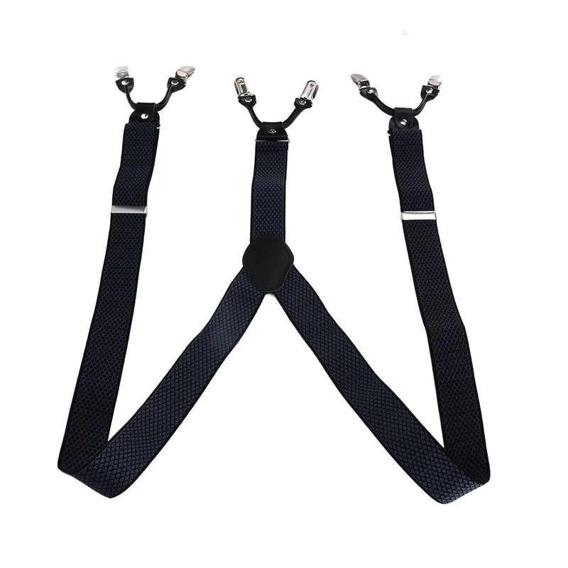 Mens Suspenders Strong Fixability Adjustable Beautiful Practical Fashionable Metal Clip