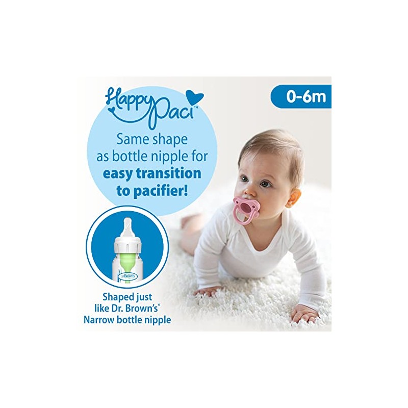 Dr. Brown's Options Slow Flow Bottle Set for Breastfed Baby,