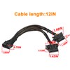 mooncar B6 OBD II Splitter Extension Cable 16 Pin 12