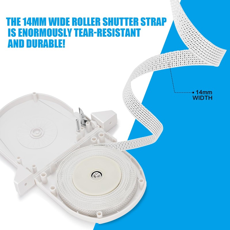 Profiwoab Roller Shutter Belt Winder Surface-Mounted, Screw-On Cord Winder Including