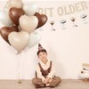 Glittery Espresso Martini Garland Set with 9pcs Foil Heart Balloons