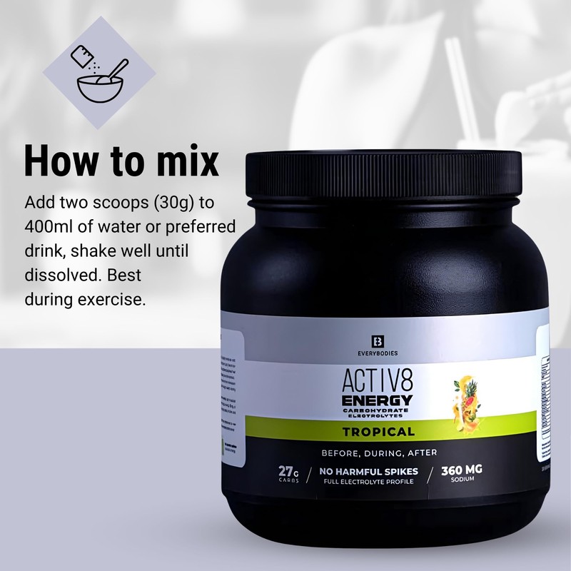 Energize Your Workouts with ACTIV8 Carbohydrate & Electrolyte Powder -