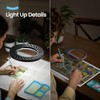 ARTDOT 10X Magnifying Glass with Light and Stand, 144 LEDs