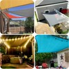 SUNLAX Sun Shade Sail 16' x 20' Dark Grey Rectangle