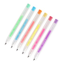 Legami - Set of 6 Pastel Gel Pens - Spring is in the Air, 6 Pastel Colours with Different Fragrances, Colourful Pens for Writing, Drawing, Colouring, Tip 1 mm