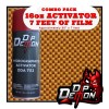 Dip Ape 16oz hydrographic film / activator Brown Gold Carbon