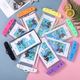 PVC Luminous Transparent Fluorescent Waterproof Phone Pouch for Diving NO.3 100ea