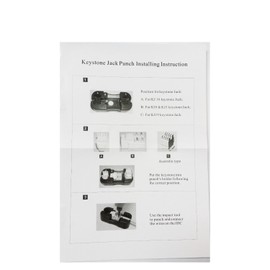 iMBAPrice Universal Cat6/Cat5e/RJ11/12 Keystone Jack Punch Down Stand