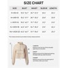 MEROKEETY Womens 2025 Half Zip Sweatshirts Long Lantern Sleeves Lapel