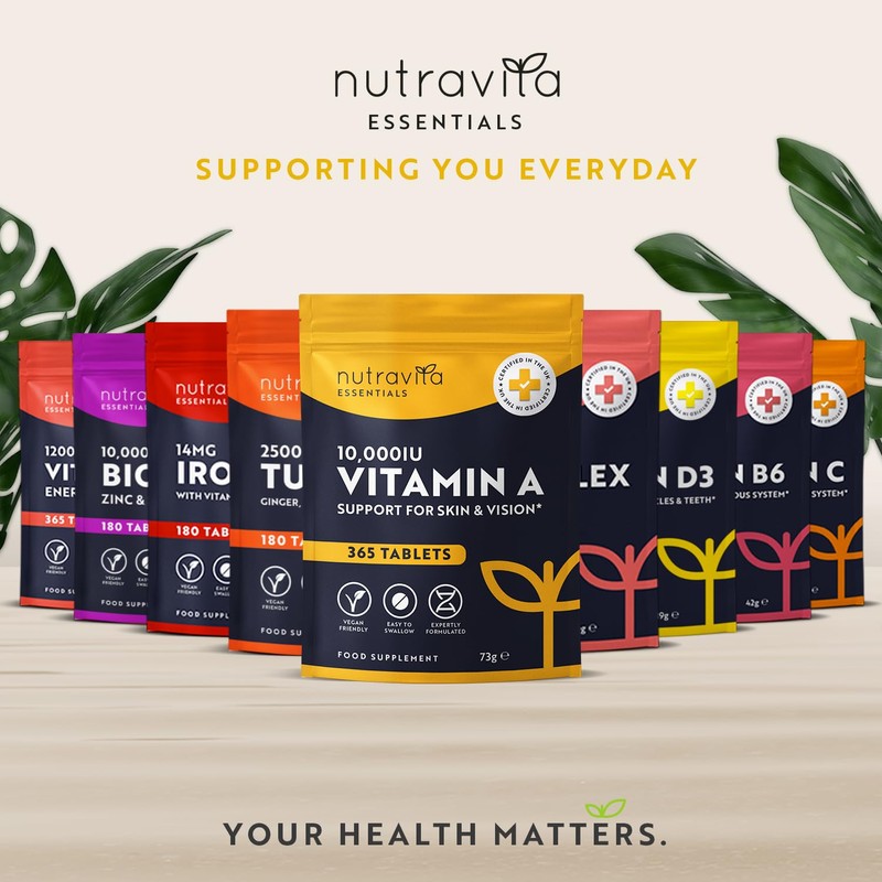 Nutravita Vitamin A 10,000 IU – 365 Vitamin A Tablets