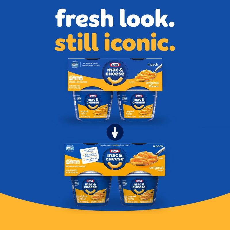Kraft Mac and Cheese, 4 Cups, for Easy Dinner or