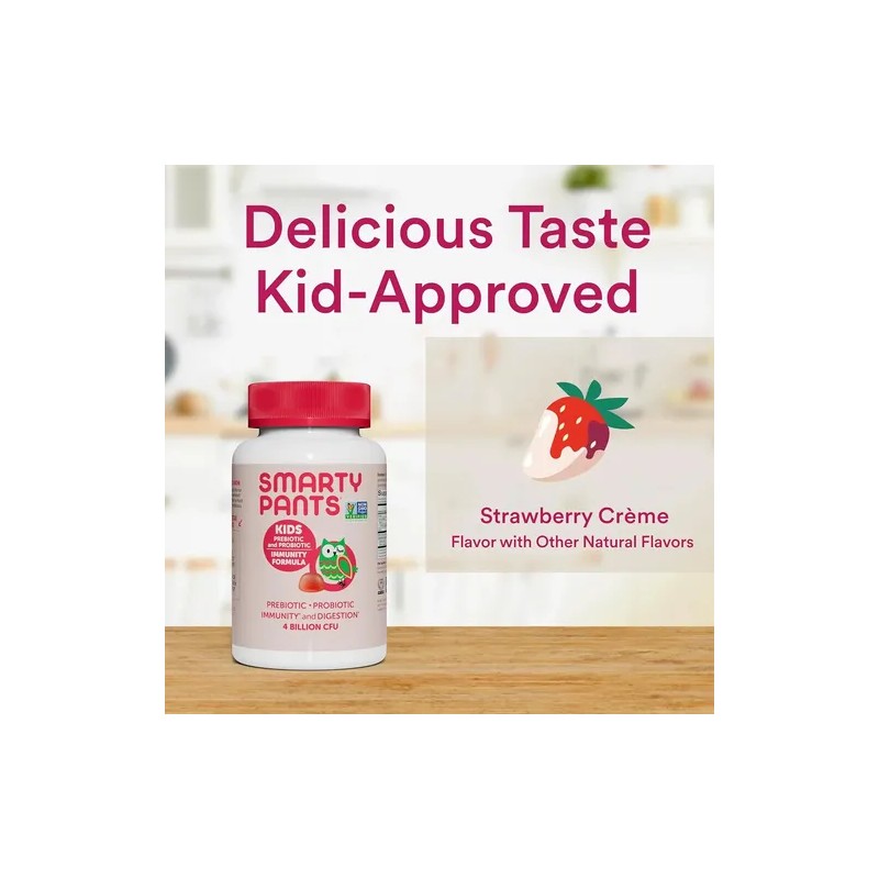 Smarty Pants Kids Probiotics Strawberry 45tabs