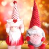 UDIKEFO 2Pcs Valentines Day Gnome Gonk Decorations Mr. and Mrs.