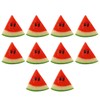JCBIZ 10pcs Simulation Mini Watermelon Slices Artificial Fruit Lifelike Decorative