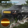 Nilight 2PCS 24 inch Truck Grille Strobe Lights Strip 384