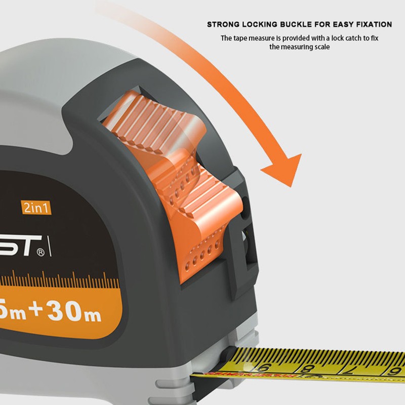 30M Laser Rangefinder + 5M Anti-fall Steel Tape Metric and