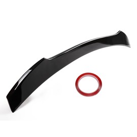 ZXMOTO Rear Trunk Spoiler Wing Compatible with Honda Civic 5DR Hatchback 2017 2018 2019 2020 2021 HIGHKICK Duckbill Trunk Spoiler Wing （Glossy Black）
