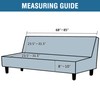 H.VERSAILTEX Stretch Futon Slipcover Armless Sofa Cover Furniture Protector Without
