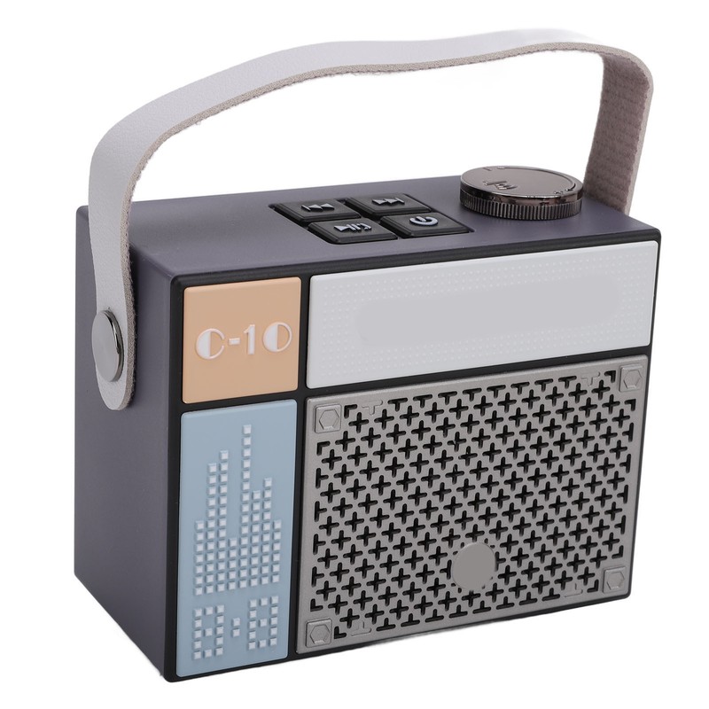 Bluetooth Speaker 5W Stereo Sound Modern Cute Pixels Style Portable