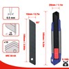 WORKPRO 18mm Retractable Utility Knife, Heavy Duty Snap-off Box Cutter
