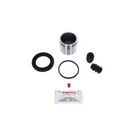 Bigg Red - Front Brake Caliper Repair Seal Kit & Pistons - Compatible with Civic Type R 2001-2012, EP3, FN