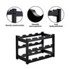 VASMIA Bamboo Wine Rack, Sturdy and Durable Wine Storage Cabinet