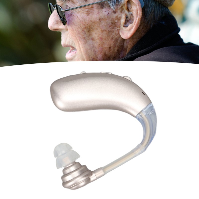Single Sound Amplifier Earphone Rechargeable Bluetooth Sound Aid Amplifier Earbud