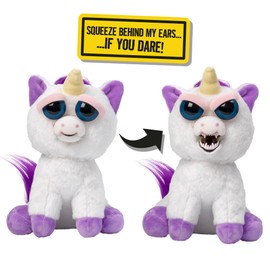 John Adams | Feisty Pets: 8" Glenda Glitterpoop: Squeeze the back of my head… if you dare! | Interactive Plush | Giftable prank toys | Ages 6+