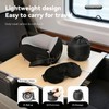 MTGKY Airplane Pillow for Long Flight,Head Strap Combo with 3D