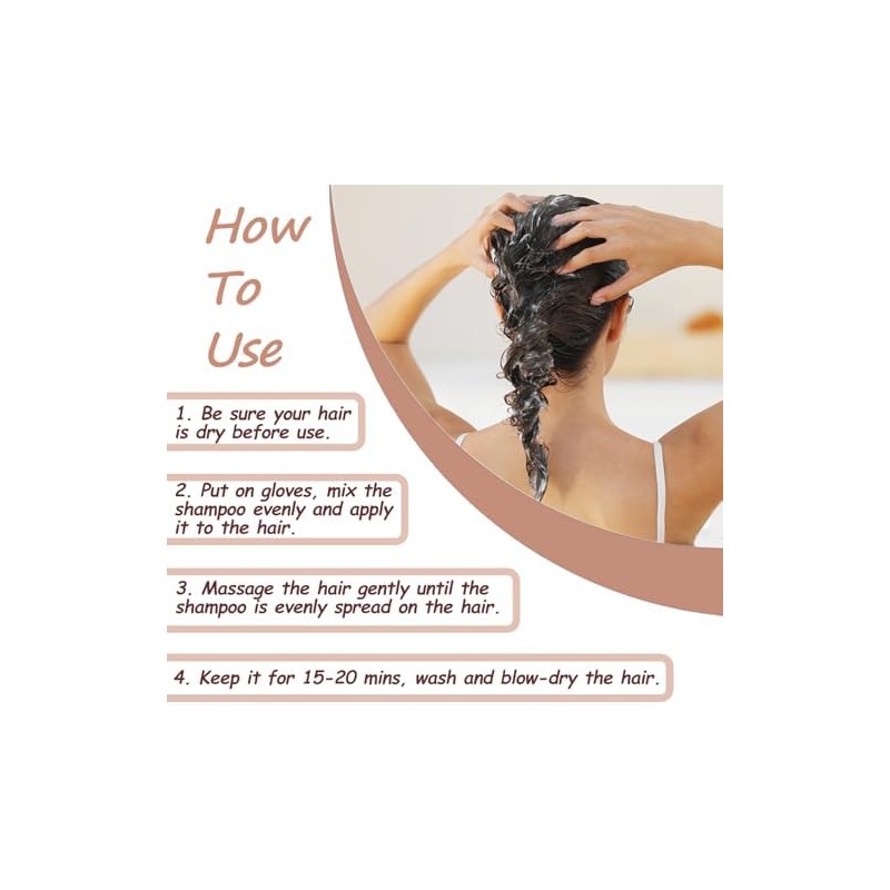 Tinte para El Cabello Con Aceite de Argán Negro -