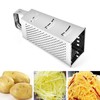 Stainless Steel Box Grater, Multifunctional 4 Sided Handheld Safe Vegetable