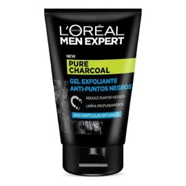 LOréal Men Expert Gel Exfoliante Facial Pure Carbon  Anti-Blackhead Face Wash, 100ml                                                                  