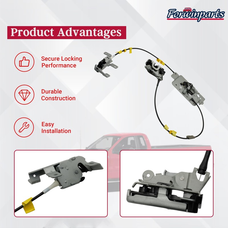 Rear Door Latch Assembly Door Latch & Cable RH Passenger