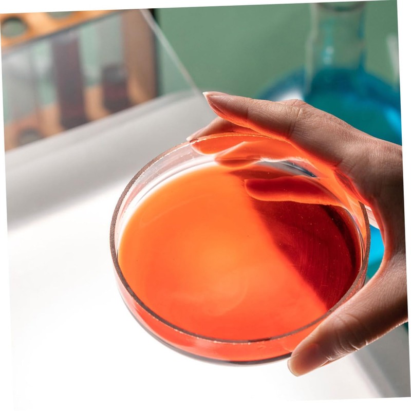 ULTECHNOVO 75mm Glass Petri Dish Lid Lab Science Experiment Plate
