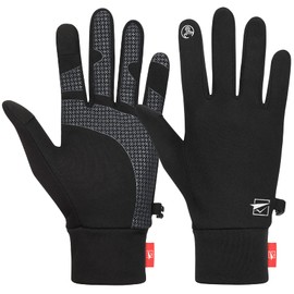 TOLEMI Winter Gloves Running Thermal Liner Gloves Warm Gloves Anti-slip Touchscreen Gloves for Men Women Sport Walking Riding Driving Cycling