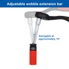 DAKCOS 3 Pieces Wobble Extension Bar Set, 1/4 Inch Drive