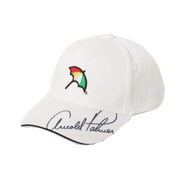 Arnold Palmer APCP-08H WH F Golf Cap, Parasol Embroidered Cap