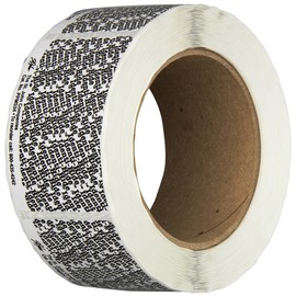 IDENTI-HIDE PPMS34 Label Covers, Patient Information Paper, Permanent, 3" Core, 3" x 2", Opaque White (Pack of 500)