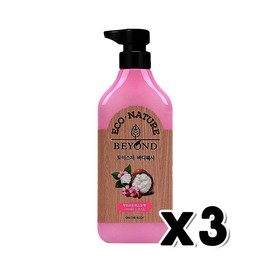 Beyond Moisture Body Wash Soft Musk Scent 300ml x 3 / 비욘드 모이스처바디워시 부드러운머스크향 300ml x 3개